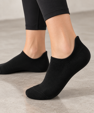 EVERLOOP 3’lü Siyah Topuk Korumalı Kısa Patik Çorap